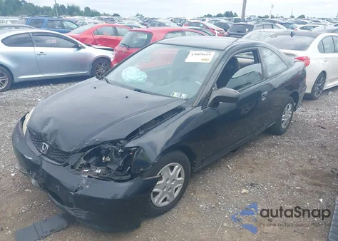 2005 Honda Civic Vp z USA, uszkodzony, nr VIN 1HGEM22195L038877
